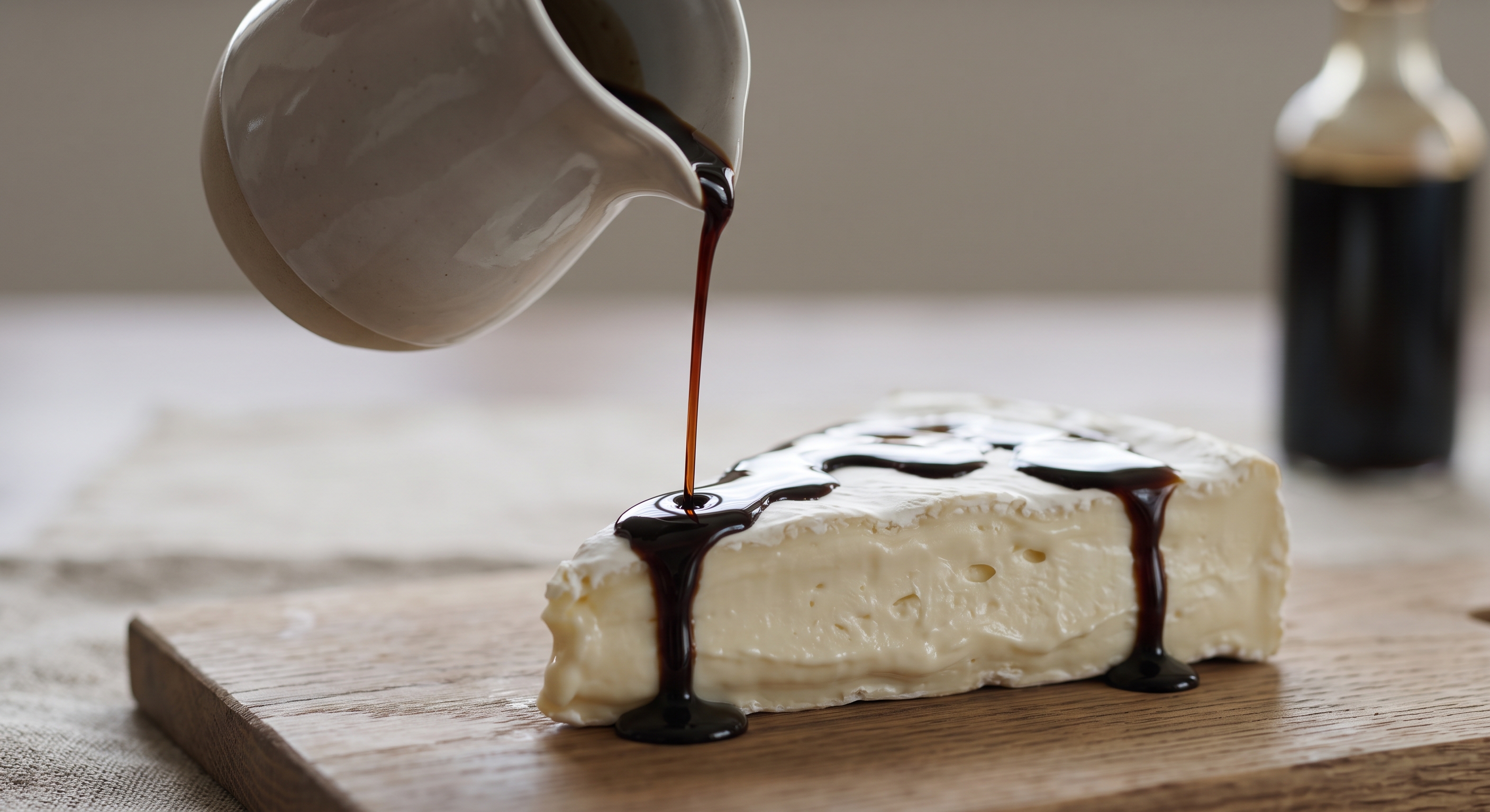 Fig Balsamic and Tuscan Herb Olive Oil Cheese Board Drizzle (sample photo)
