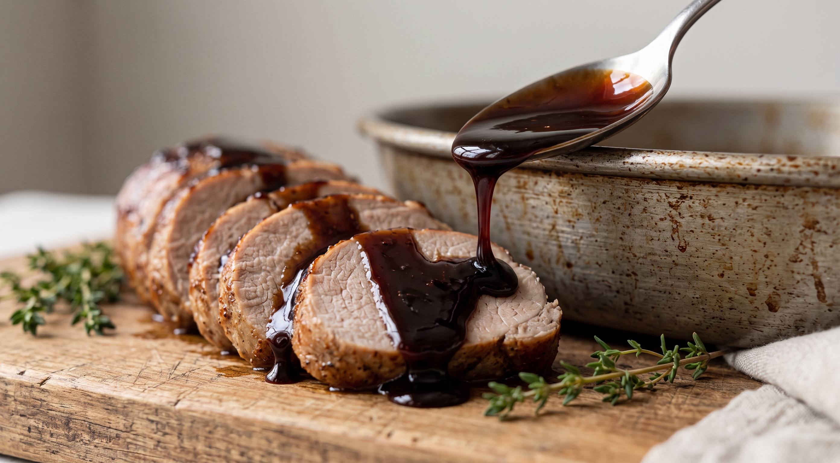 Fig Balsamic Glazed Pork Tenderloin (sample photo)